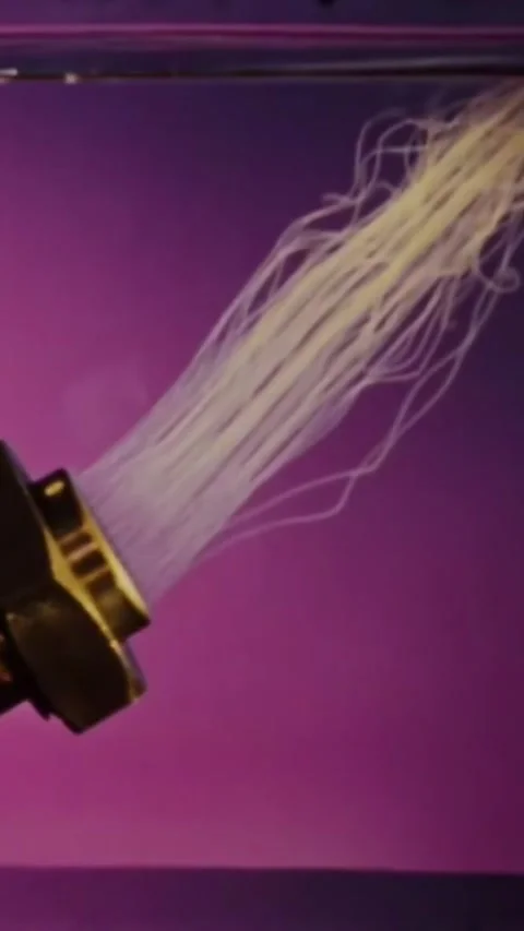 USA - 1958 - Scientists spool manmade fibers developed in their lab. Stock Footage 339110312