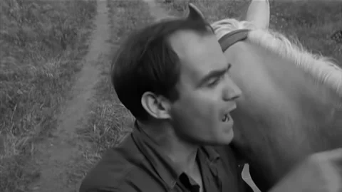 USA - 1962 - In this comedy, Native Americans are ready to attack soldiers until Stock Footage 308177459