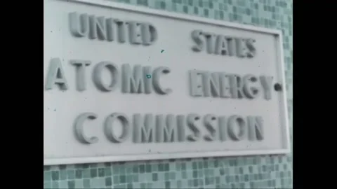 USA - 1966 - An application for a construction permit of an atomic power plant Stock Footage 254196560