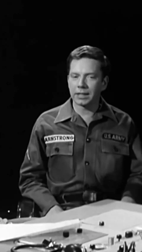 USA - 1966 - A Polygraph Examiner asks preliminary questions during a dry run of Stock Footage 338395921