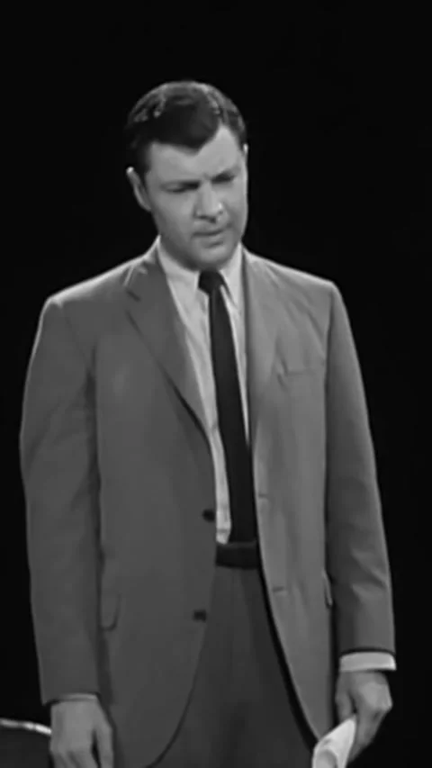 USA - 1966 - The suspect in a robbery makes a confession for his part in a crime Stock Footage 338396124