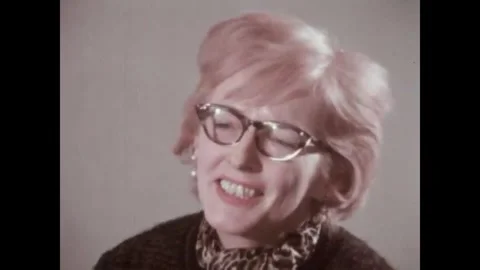 USA - 1967 - A data processing supervisor asks her boss to create company Stock Footage 340584493