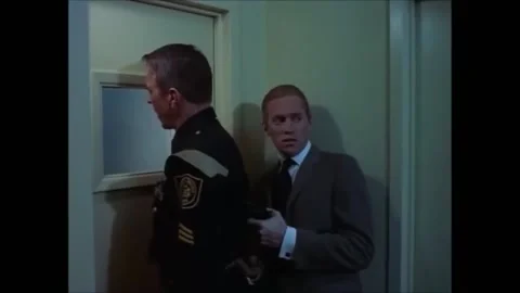 USA - 1969 - In this crime movie, two men stick up a casino. Stock-Footage 308176226