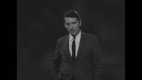 USA - 1969 - A man explains how computers make it hard to fool the IRS with Video stock 325203543