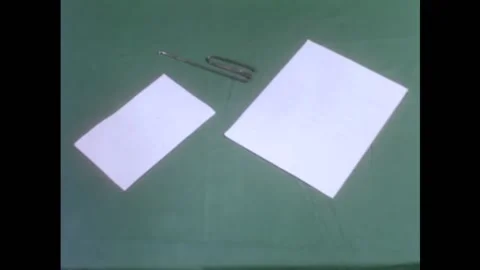USA - 1970 - A speech pathologist administers a tactile localization test on a Stock Footage 259380217