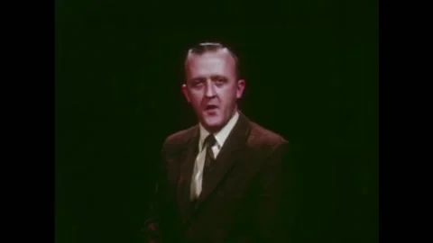 USA - 1970 - A speech pathologist explains how he has devised tests for lingual Stock Footage 259378749