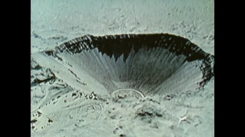 USA - 1970s - A nuclear explosion leads to falling debris which may damage a Stock Footage 341973002