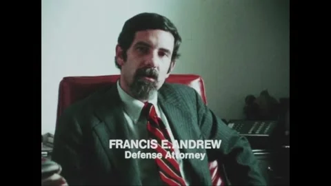 USA - 1974 - A lawyer explains why defendant are often skeptical of public Stock Footage 327736747