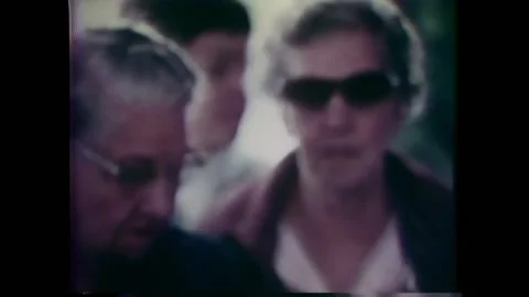 USA - 1974 - A program connects retired volunteers with the blind for Stock Footage 296410148