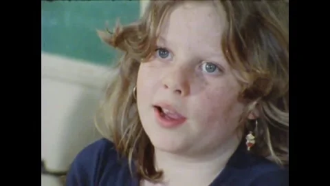 USA - 1978 - An elementary school teacher and her students discuss problems in Stock Footage 261567612