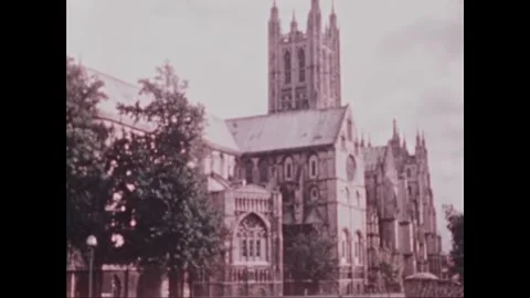 USA - 1980 - The difference between early 1600s Puritans and Separatists is Stock Footage 264648569