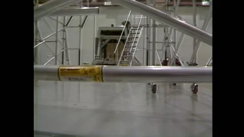 USA - 1988 - Boeing engineers work on and describe the benefits of the V-22 Stock Footage 296396329