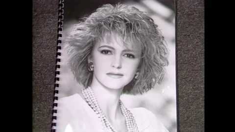 USA - 1988 - A computer program is introduced which helps women see what they Stock Footage 296412027