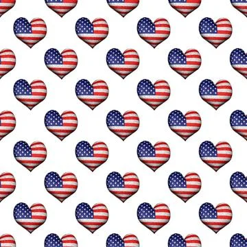 Usa 3d Shell Seamless Pattern Conversational seamless pattern design with ... Stock Photos