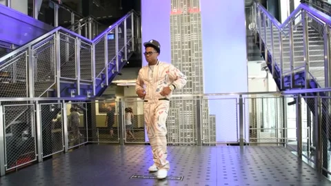 USA: 50 Cent and 'Power' Franchise Cast Members visit the Empire State Build... Stock Footage 277094034