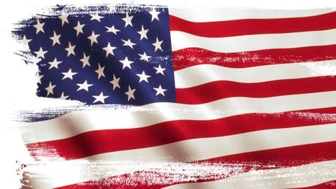 USA American Flag Stock Illustration