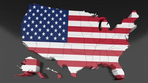 Usa animation black floor Stock Footage 141277151