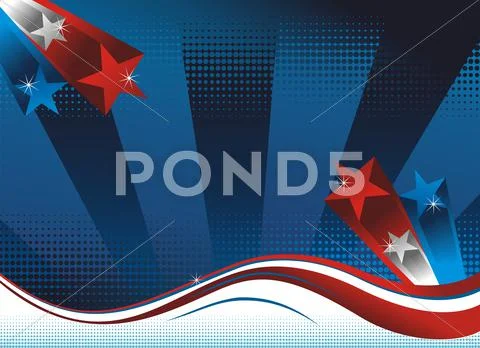 Usa background Stock Illustration