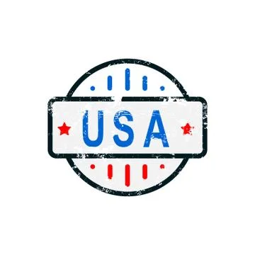 Usa badge. Stock Illustration