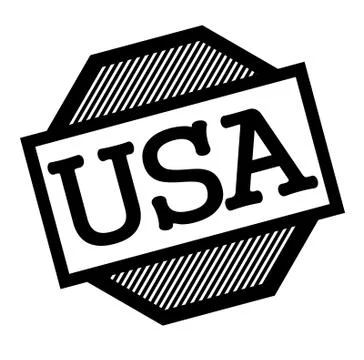 Usa black stamp Stock Illustration
