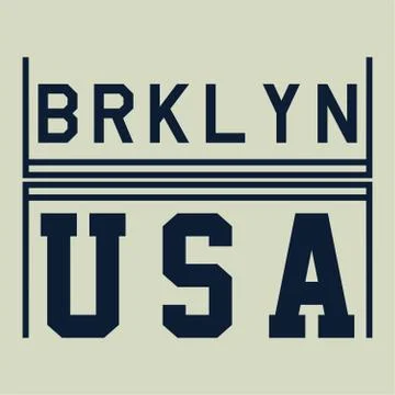 Usa brooklyn Stock Illustration