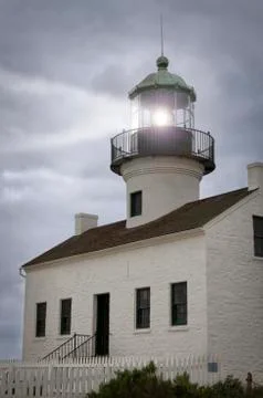 USA, California, San Diego, Point Loma Lighthouse Stock Photos