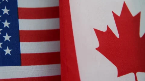 USA Canada relations. Stock Footage 317089153