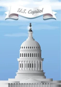 Usa Capitol Building Ilustración de archivo