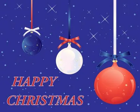 Usa christmas Stock Illustration