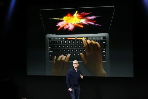 Usa Computing Apple Event - Oct 2016 Stock-Fotos