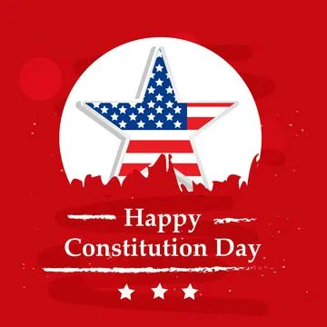 USA Constitution Day Stock Illustration