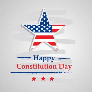 USA Constitution Day Illustrazione stock