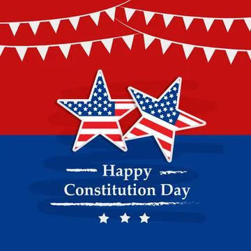 USA Constitution Day Stock Illustration