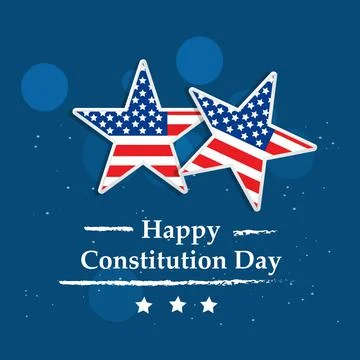 USA Constitution Day Illustrazione stock