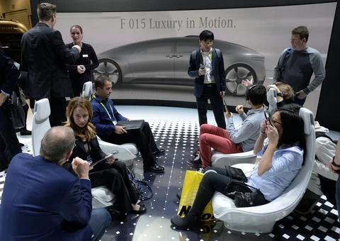 Usa Consumer Electronics Show - Jan 2015 스톡 사진
