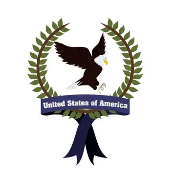Usa design over  white background vector illustration Ilustração Stock