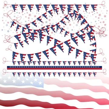 USA design vector elements Illustrazione stock