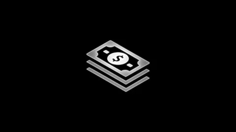 USA "Dollar" currency banknote falling from above and became a big pile of .. Stock Footage 305166280