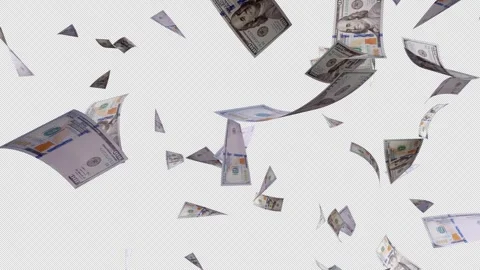 USA Dollar Fall Stock-Footage 297748445