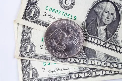 USA dollars background Stock Photos