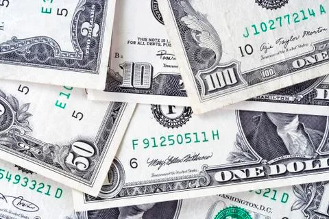 USA dollars background Stock Photos