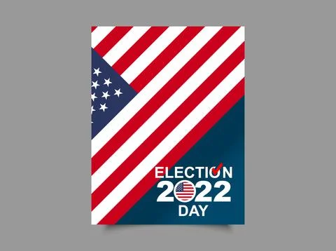 USA Election day 2022. vector graphics. Stock Illustration