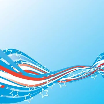 Usa election patriotic background vector illustration Stock Illustration