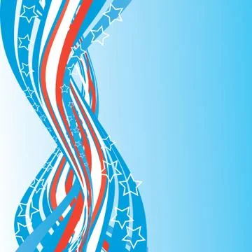 Usa election patriotic background vector illustration Stock Illustration