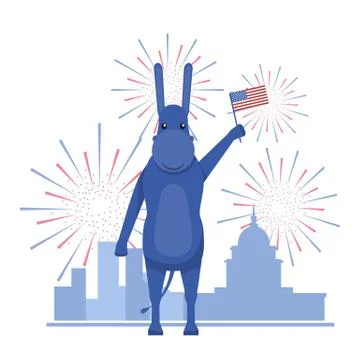 USA election theme Stock Illustration