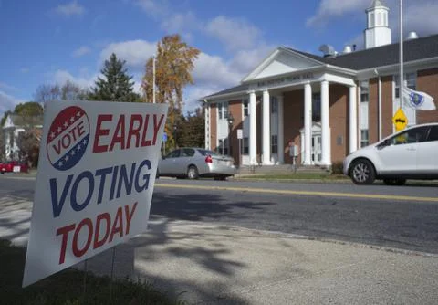 Usa Elections Early Voting - Oct 2016 Stock Photos