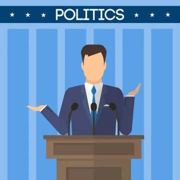 USA elections topic Stock Illustration