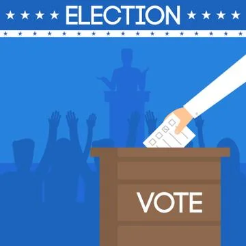 USA elections topic Stock Illustration
