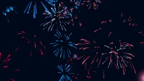 USA-Fireworks Stock Footage 277419205