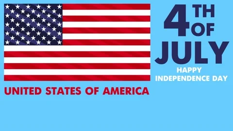 USA flag 2 Stock Footage 155101900